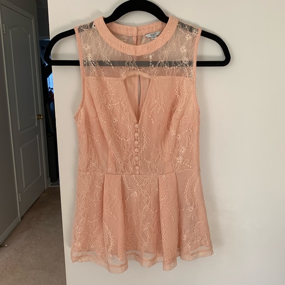 🆕 Guess Brand Lacey Peplum Top